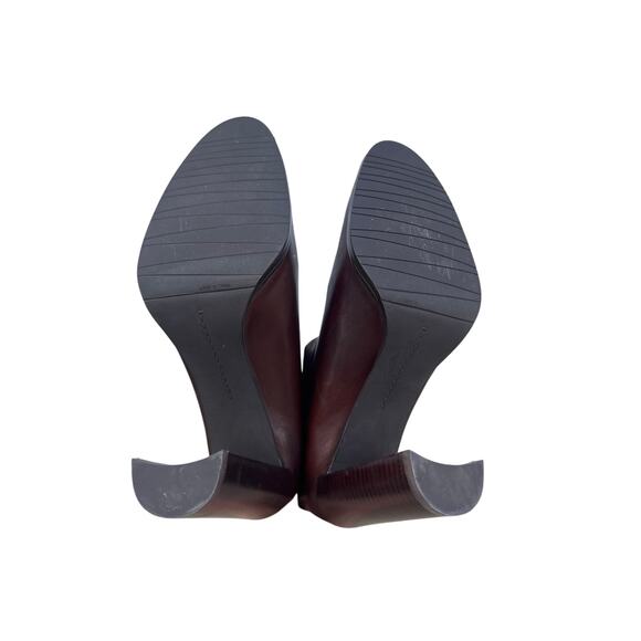 STUART WEITZMAN Pully dark brown leather high heel ANKLE BOOTS - Picture 8 of 11